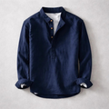 Camisa henley de lino Yuto