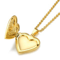 Colgante guardapelo de corazón Aurora