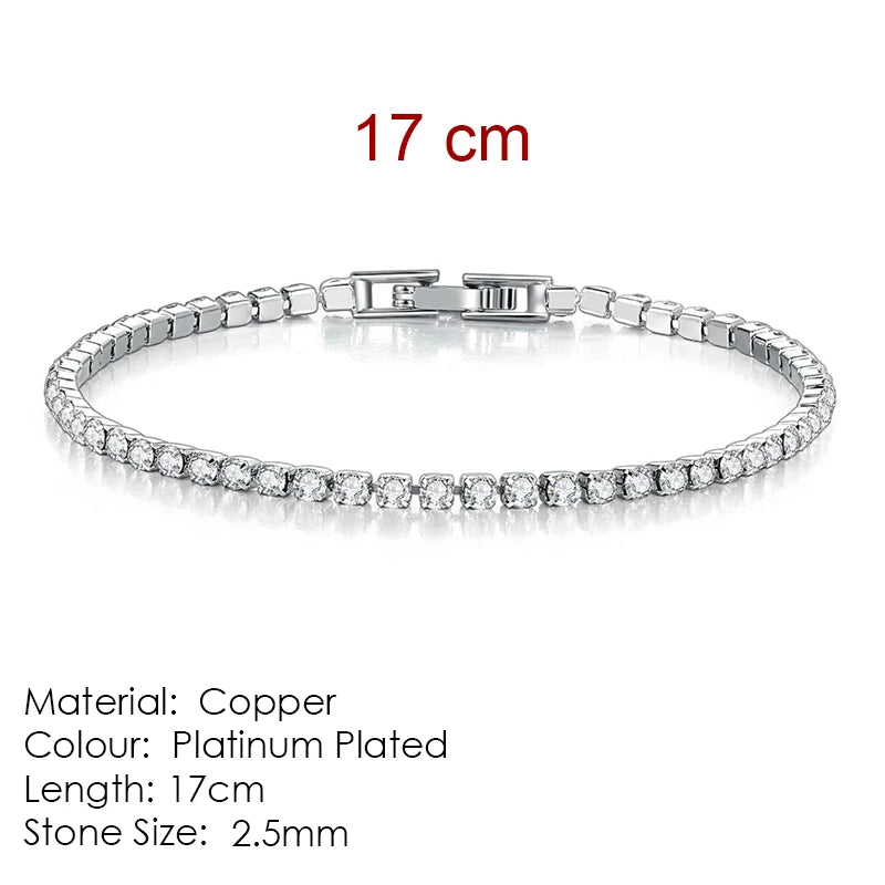 Pulsera tenis de circonitas Celia