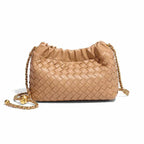 Bolso Olivia en camel, vista frontal