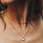 Collar de cadena serpiente Mar