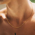 Collar de cadena serpiente Mar