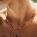 Collar de cadena serpiente Mar