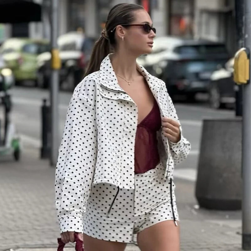 Bomber de lunares Dalia