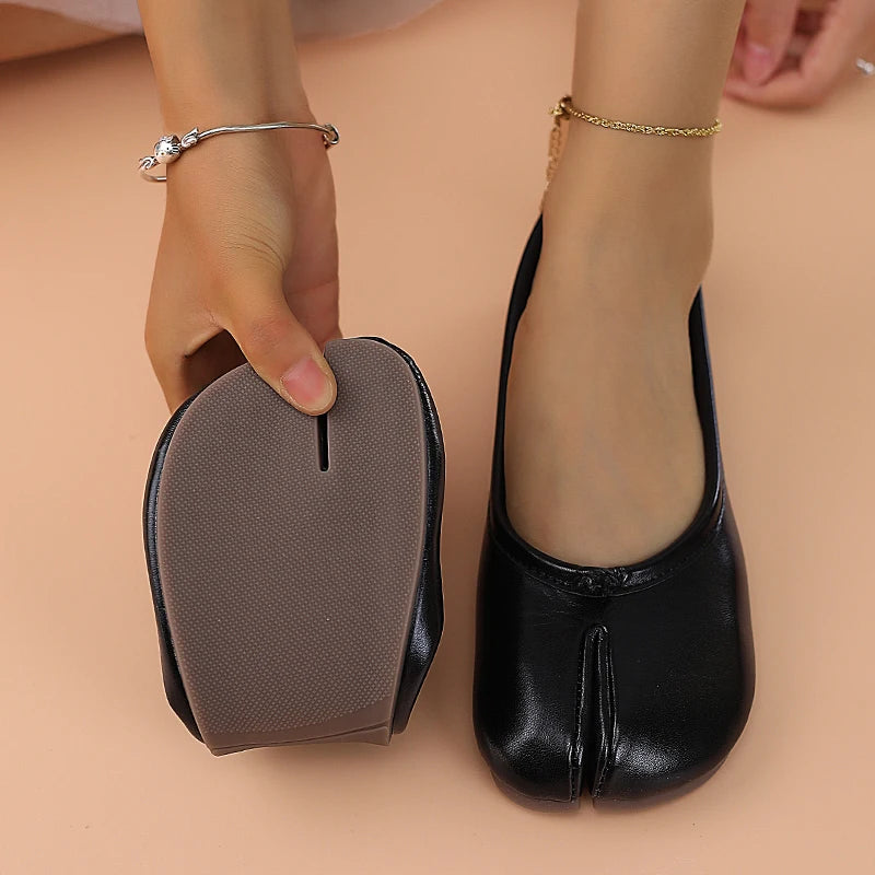 Elle Split-Toe Flats