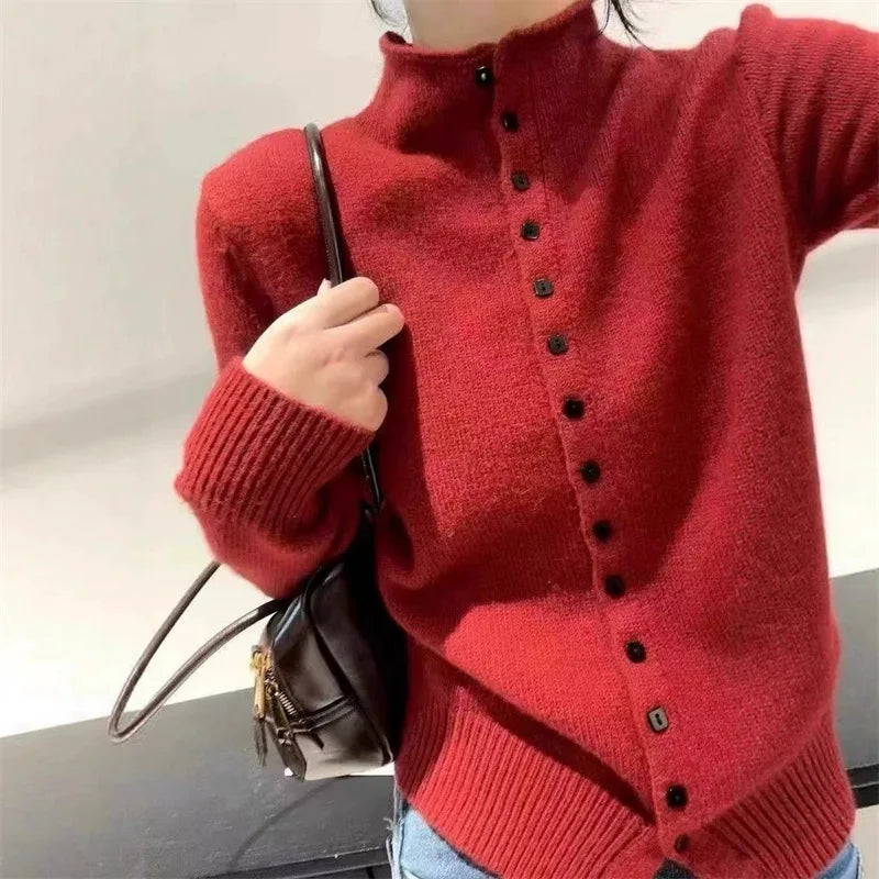 Jersey Ingrid en rojo con bolso