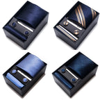 Set de corbata, pañuelo y gemelos Vittorio