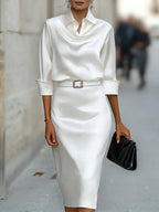 Vestido Sofia en crema - Nordiva