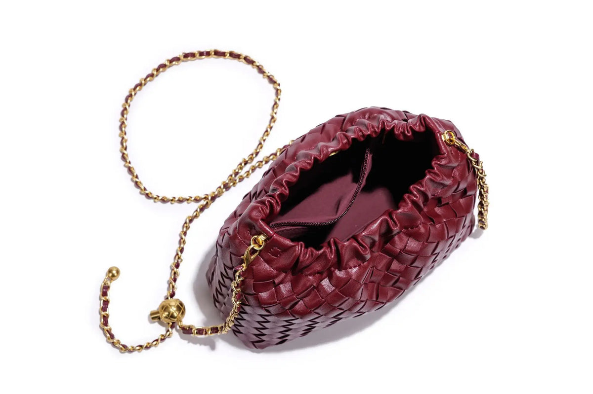 Interior del bolso Olivia con bolsillo de cremallera