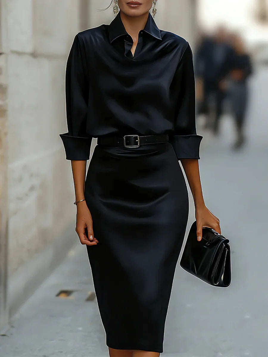 Vestido Sofia en negro - Nordiva
