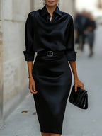 Vestido Sofia en negro - Nordiva