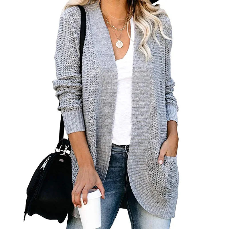 Cardigan Teresa en gris - Nordiva