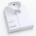 Camisa de vestir sin planchar Nolan en blanco