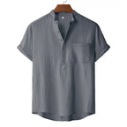 Kai Linen Henley T-Shirt