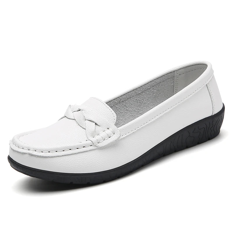 Aria Woven Penny Loafers