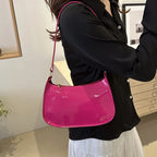 Bolso de hombro de charol Ruby