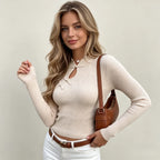 Jersey Lara combinado con vaquero blanco