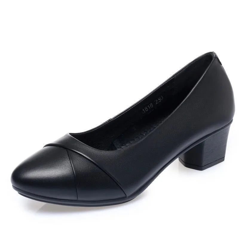 Zapatos de salón de tacón bajo Clara - Nordiva