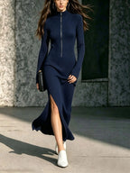 Vestido Nadia en azul marino