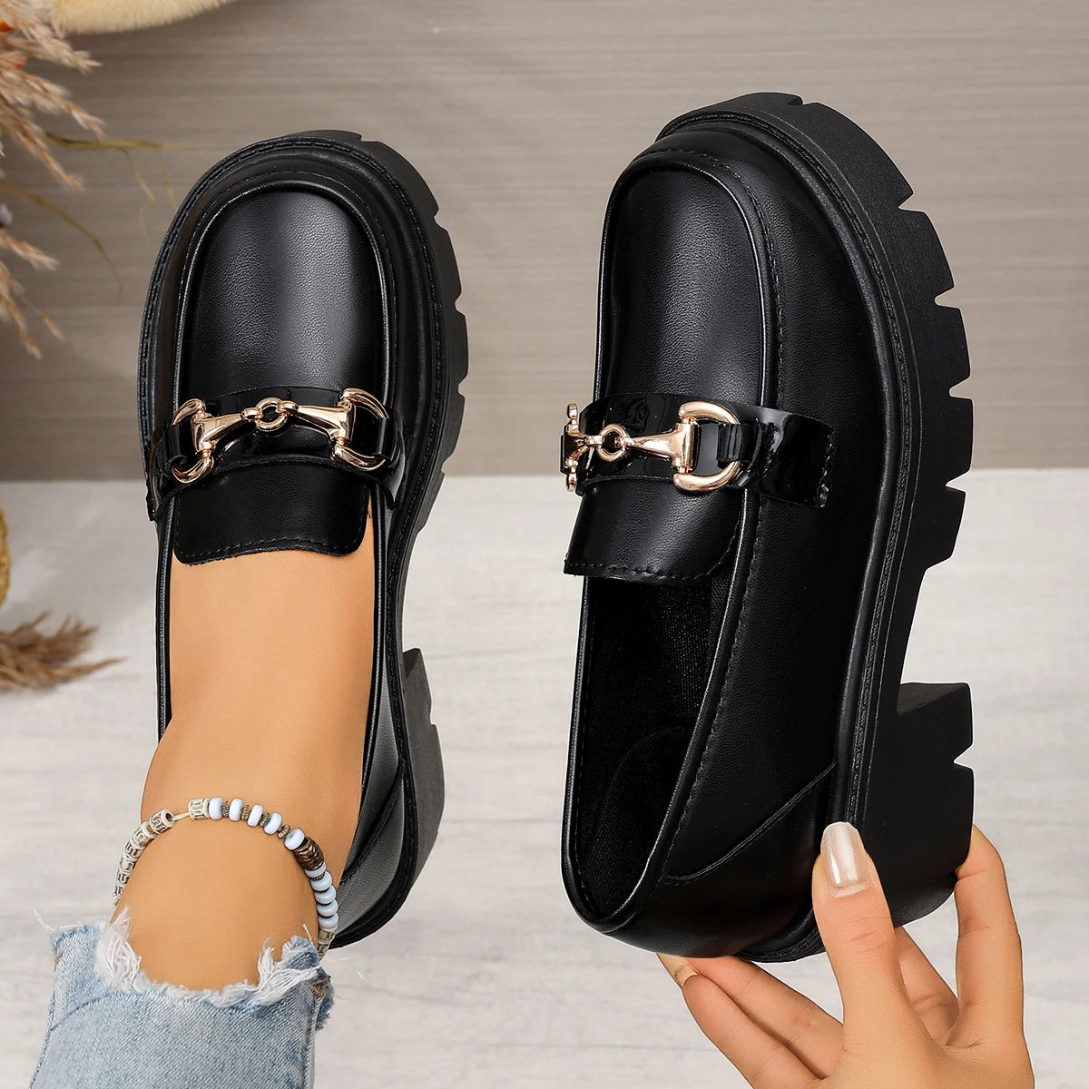 Mocasines de suela track Bruna - Nordiva