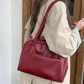 Bolso bowling de hombro Paula - Burdeos