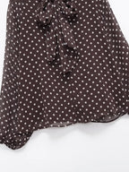 Blusa de lunares con lazada Valeria