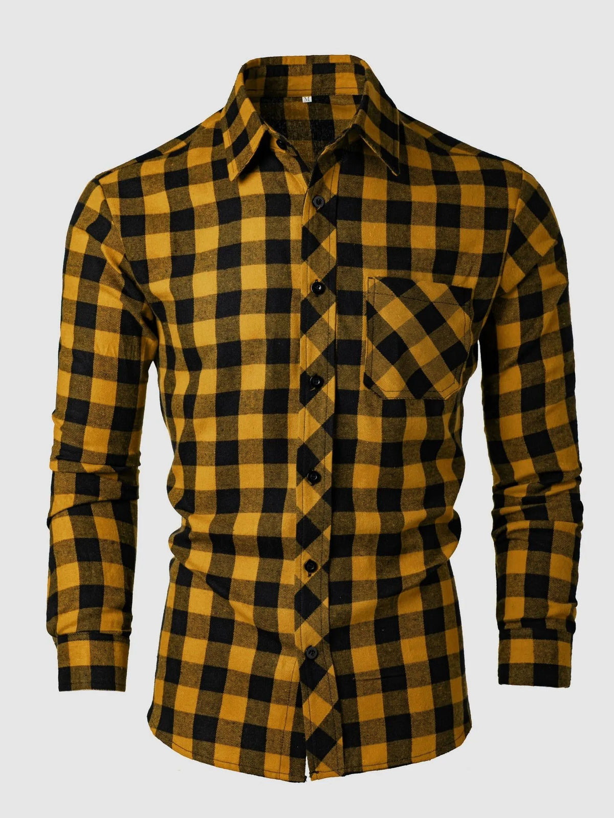 Camisa de cuadros Milo en amarillo