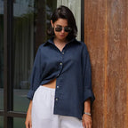 Camisa oversize de algodón Carmen