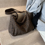 Bolso hobo de leopardo Leire
