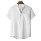 Kai Linen Henley T-Shirt