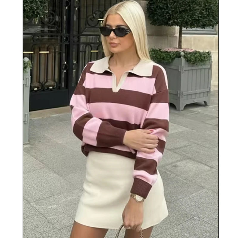 Jersey polo de rayas Chloé