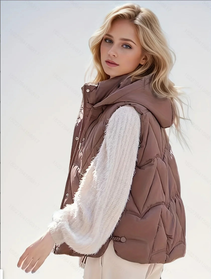 Chaleco Ona en marron - Nordiva