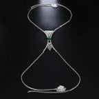 Heart Crystal Chest Chain