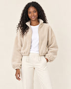 Chaqueta corta de borreguito Carla - Nordiva