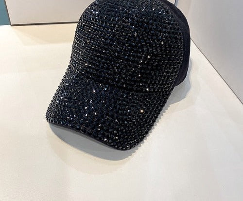 Gorro de pescador glitter negro