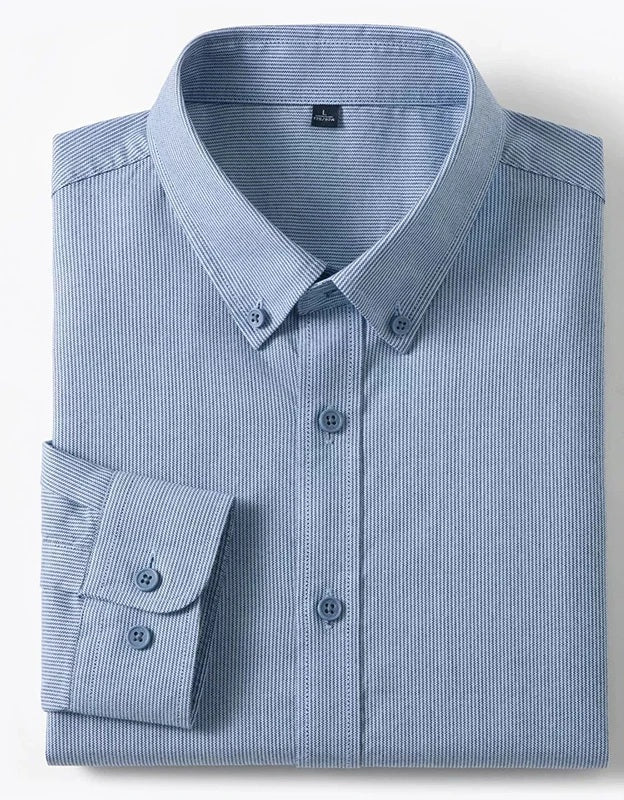 Camisa Oxford de algodón Bruno - azul claro