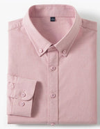 Camisa Oxford de algodón Bruno - rosa palo