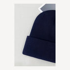 Gorro de punto con vuelta Ivo en azul marino