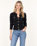 Cardigan de botones dorados Lea