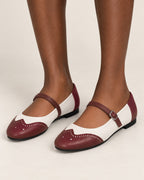 Mary Jane brogue bicolor Colette