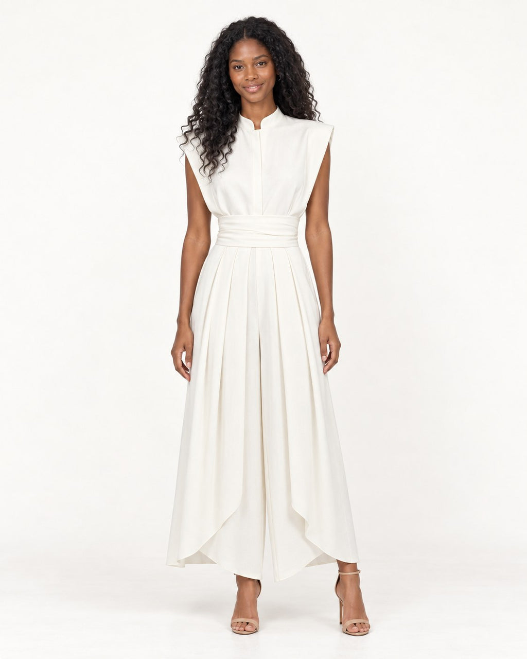 Vestido midi plisado Clara