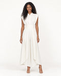 Vestido midi plisado Clara