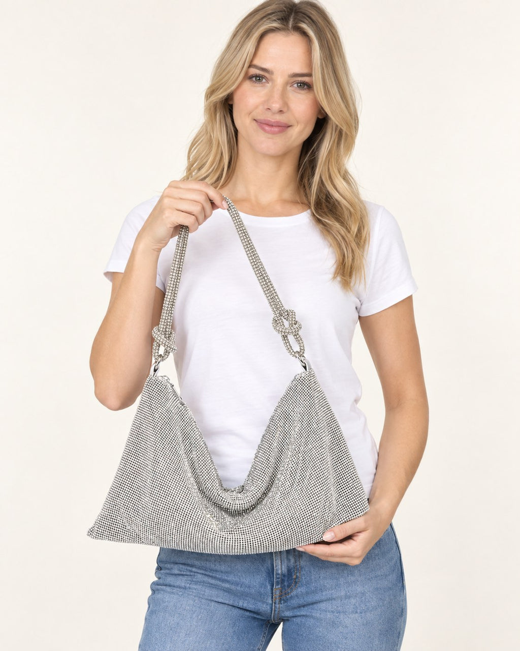 Bolso de pedreria Lisa
