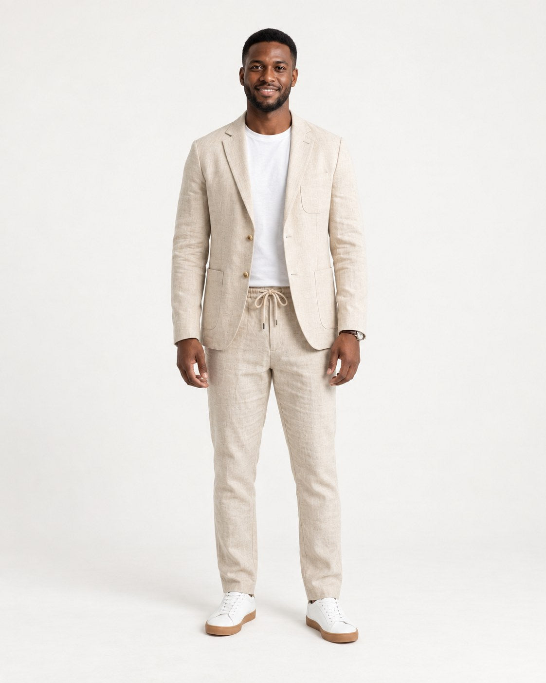 Conjunto de traje de lino Marco