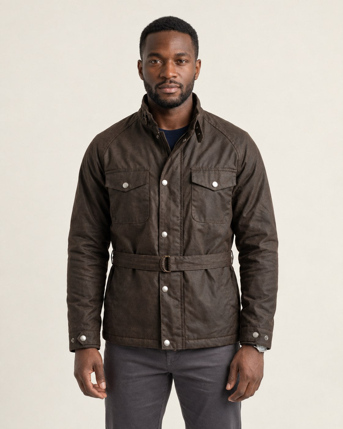 Chaqueta safari encerada Sawyer