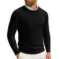 Jersey de punto trenzado en negro